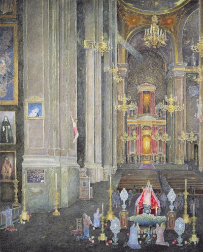 A Virgen del Rosario tisztelete, a San Domingo-i kolostor, 2001 alkotó: James Reeve