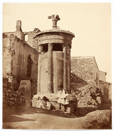„Lüszikratész kórégoszi emlékműve” [Athén. Lüszikratész emlékműve] alkotó: James Robertson