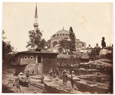 „Tophanna lépcsője” [Isztambul. Mecset egy minarettel] alkotó: James Robertson