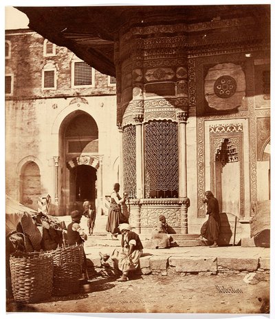 „A szeráj császári kapuja” [Isztambul. III. Ahmed kútja a Topkapı-palota kapujánál] alkotó: James Robertson
