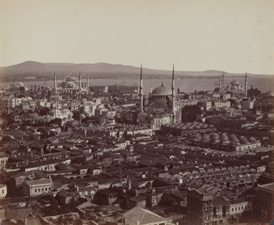 Konstantinápoly panorámája alkotó: James Robertson, and Felice Beato