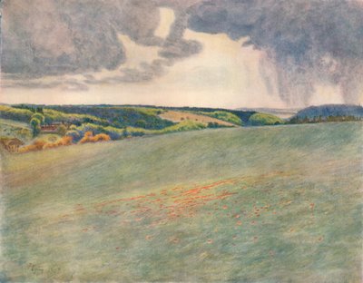 "Box Hill és Ranmore a Tot Hillből", 1913, 1914 alkotó: James S Ogilvy