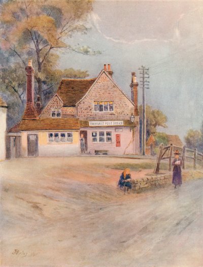 „Ewehurst Post Office”, 1911, 1914 alkotó: James S Ogilvy