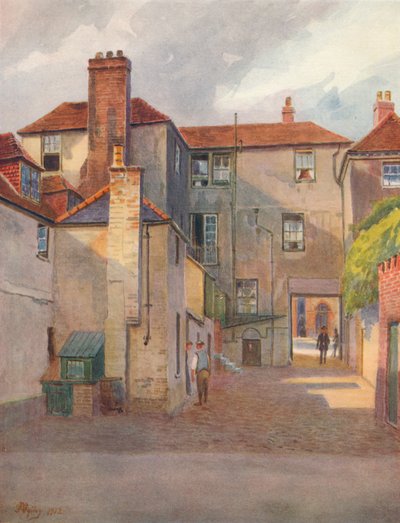 "The Swan Yard, Reigate", 1912, 1914 alkotó: James S Ogilvy