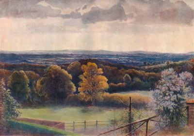 „Kilátás a Coneyhurst Hillről, Ewehurst”, 1911, 1914 alkotó: James S Ogilvy