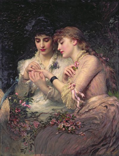 Tövis a rózsák között, 1887 körül (olaj, vászon) alkotó: James Sant