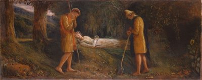 Imogen és a pásztorok 1860-1870. alkotó: James Smetham