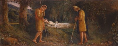 Imogen és a pásztorok 1860-1870 alkotó: James Smetham