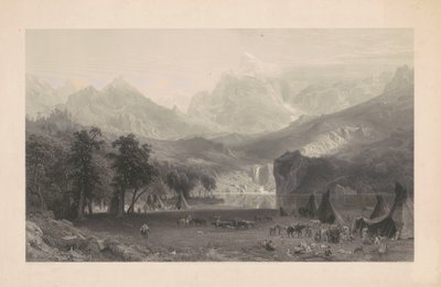 A Sziklás-hegység alkotó: James Smillie, after Albert Bierstadt