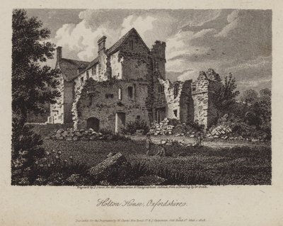 Holton-ház, Oxfordshire (metszet) alkotó: James Storer