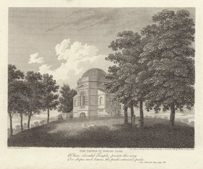 Robert Bloomfield, költő: A templom az Euston Parkban (metszet) alkotó: James Storer