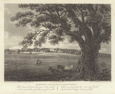 Robert Bloomfield, költő: Wakefield Lodge, Whittlebury Forest (metszet) alkotó: James Storer