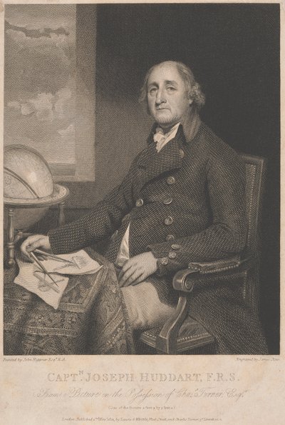 Joseph Huddart kapitány alkotó: James Stow