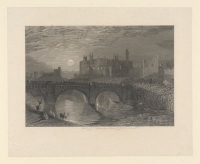 Alnwick kastély, Northumberland alkotó: James T. Willmore