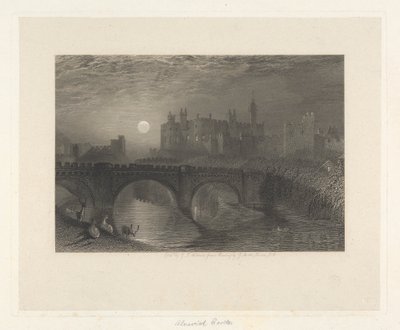 Alnwick kastély, Northumberland alkotó: James T. Willmore