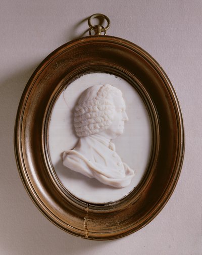John Harrison (1693-1776) portréja (zománcpaszta) alkotó: James Tassie