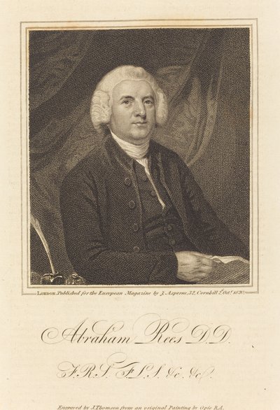 Abraham Rees, D.D. alkotó: James Thomson after John Opie
