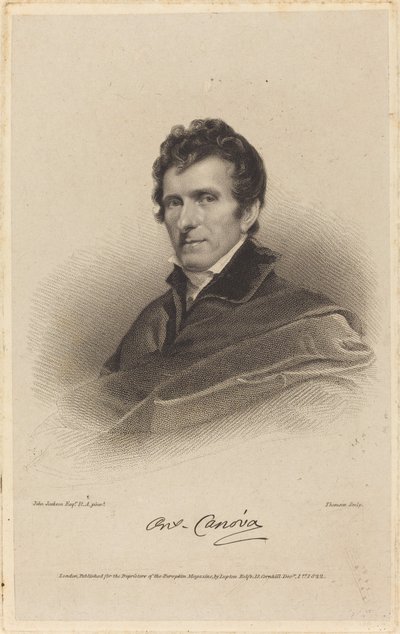 Antonio Canova alkotó: James Thomson possibly after John Jackson