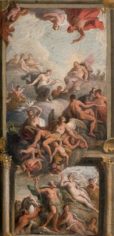 Olimpiai jelenet, 1720 körül (olaj, vászon) alkotó: James Thornhill