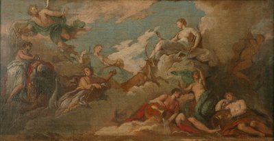 Idő, körültekintés és éberség, 1716 körül (olaj, vászon) alkotó: James Thornhill