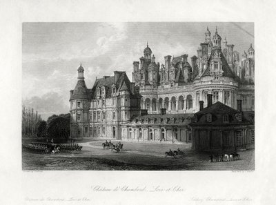 "Chateau de Chambord, Loir-et-Cher", Franciaország, 1875 alkotó: James Tingle
