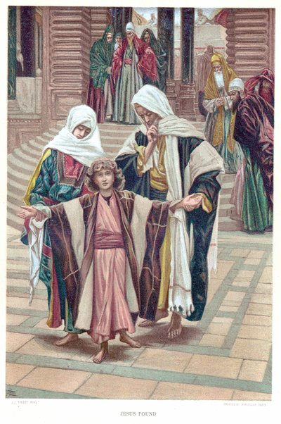 Megtalált Jézus, 1897 alkotó: James Tissot