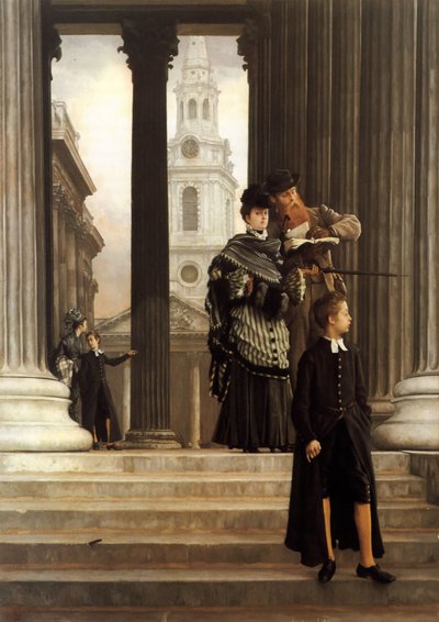Londoni látogatók alkotó: James Jacques Joseph Tissot