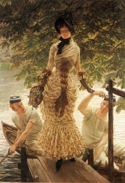 A Temzén alkotó: James Tissot