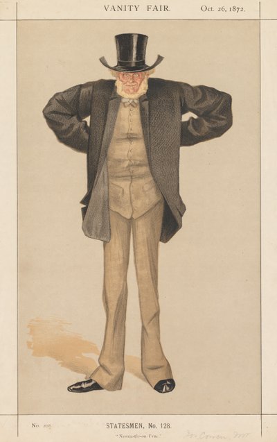 Vanity Fair: Statesman, No. 128 "Newcastle-on-Tyne" alkotó: James Tissot