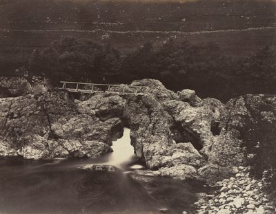 Pásztorhíd a Forest Lodge közelében, 1871. alkotó: James Valentine