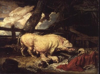 Pigs in a Sty alkotó: James Ward
