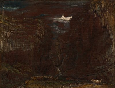 Vázlat a "Gordale Scar"-hoz alkotó: James Ward