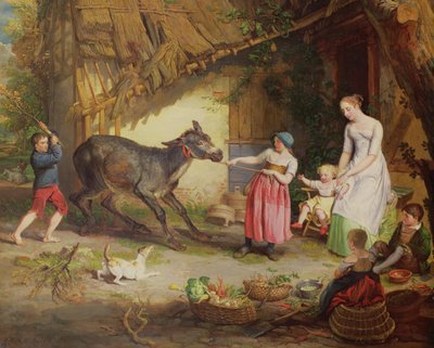 A makacs szamár alkotó: James Ward