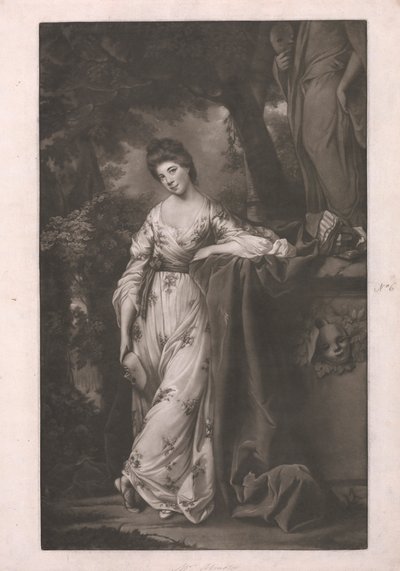 Mrs. Abington mint „a képregénymúzsa” alkotó: James Watson