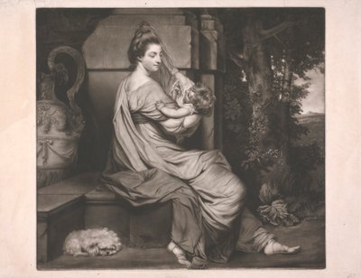 A tisztelt. Mrs. Bouverie és gyermeke alkotó: James Watson