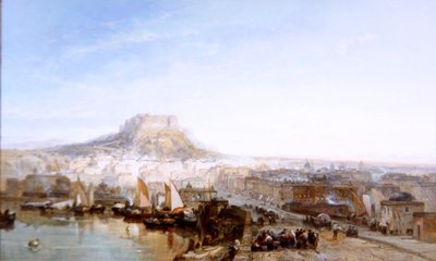 Kilátás Cartagenára, Spanyolország keleti partján alkotó: James Webb