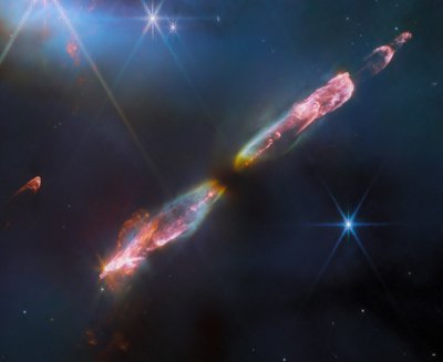 HH 211 (NIRCam kép) alkotó: James Webb Space Telescope (NASA)