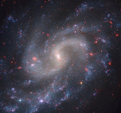 NGC 5584 (Webb NIRCam + Hubble WFC3) alkotó: James Webb Space Telescope (NASA)