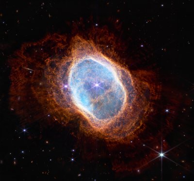 Déli Gyűrű-köd (NIRCam kép) alkotó: James Webb Space Telescope (NASA)