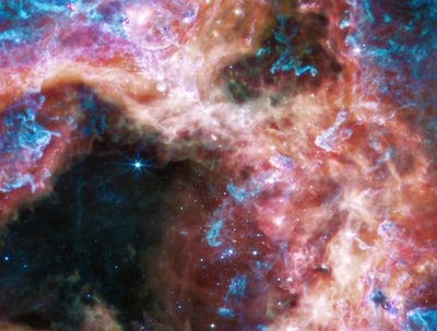 Tarantula-köd (MIRI-kép) alkotó: James Webb Space Telescope (NASA)