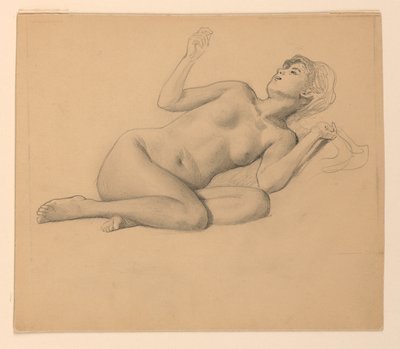 Női akt alkotó: James Wells Champney
