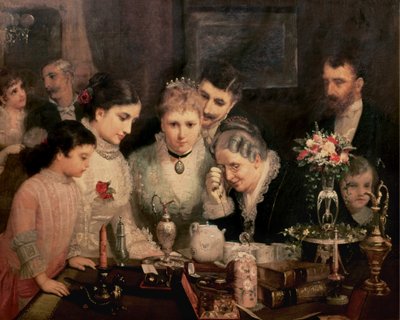 Nászajándékok, 1880 körül alkotó: James Wells Champney