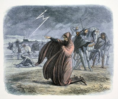 Az angol III. Edward megfogadja, hogy békét köt, 1360 1864 alkotó: James William Edmund Doyle