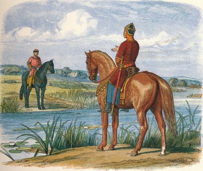 Henrik és István tanácskozik a Temzén, 1153 1864 alkotó: James William Edmund Doyle