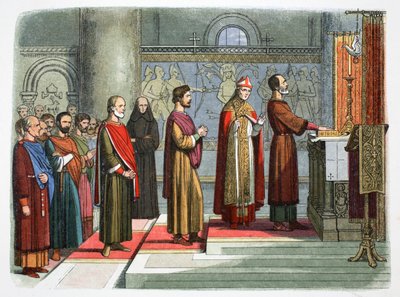 A bárók esküsznek, hogy elérik szabadságjogaikat, 1214 1864 alkotó: James William Edmund Doyle