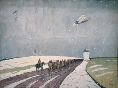 Kanadaiak a hóban alkotó: James Wilson Morrice