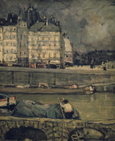 A Szajna szélei, Párizs, 1880-1924 alkotó: James Wilson Morrice