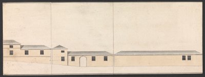 Cobham Hall, Kent: Elevation of Stables alkotó: James Wyatt