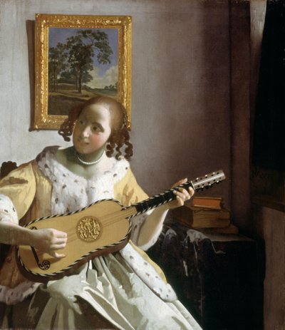A gitáros (olaj, vászon) alkotó: Jan Vermeer van Delft