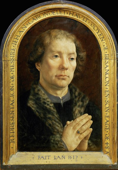 Carondelet diptichon: Jean Carondelet ... alkotó: Jan (c.1472 c.1533) Gossaert